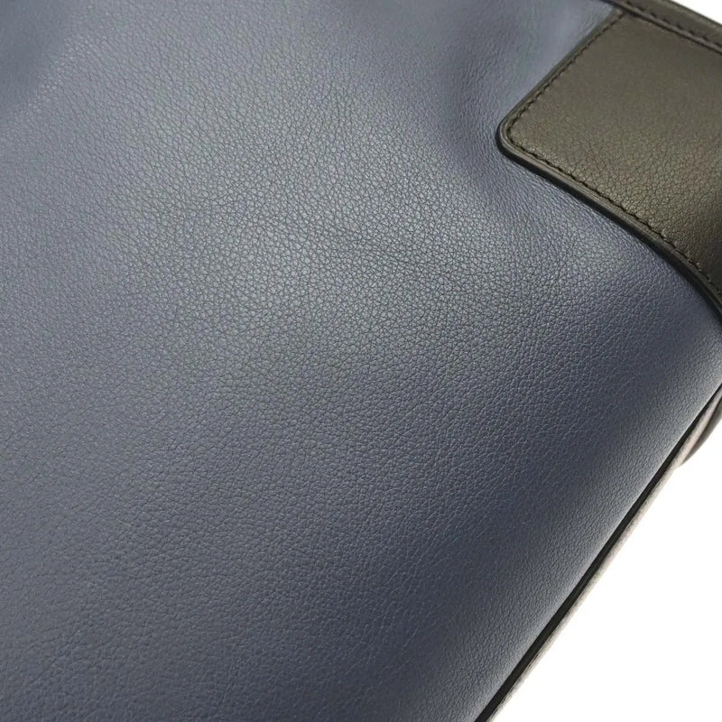 Loewe Amazona Nm Leather Navy Bag