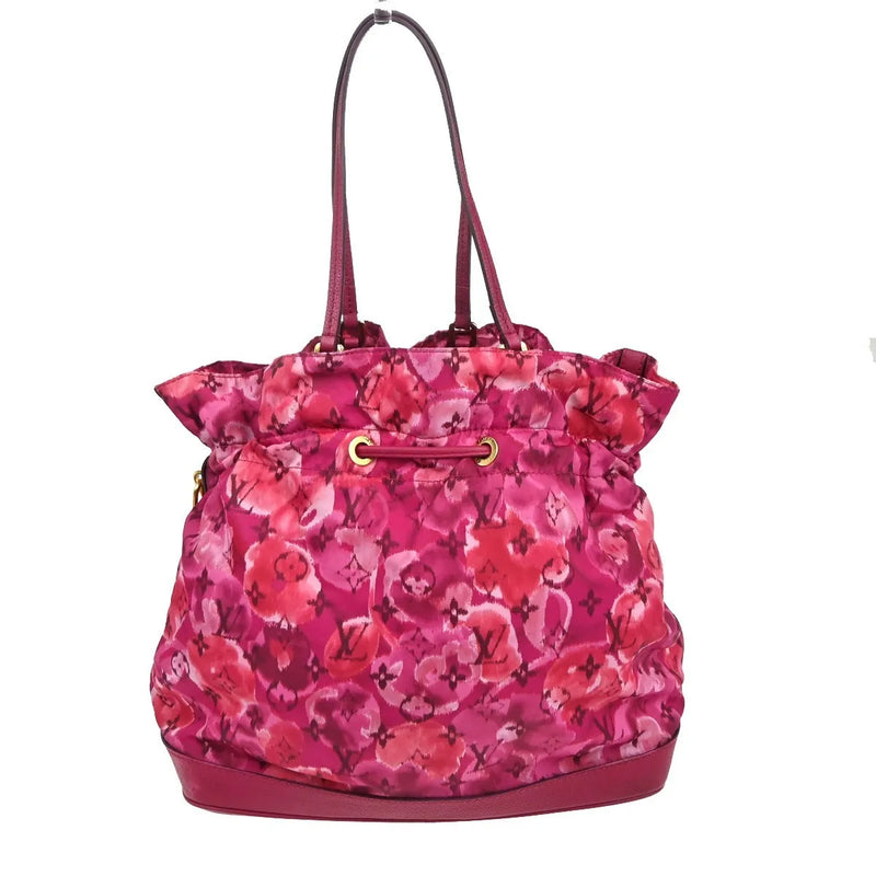Louis Vuitton Noefull Ikat Nylon Pink Bag