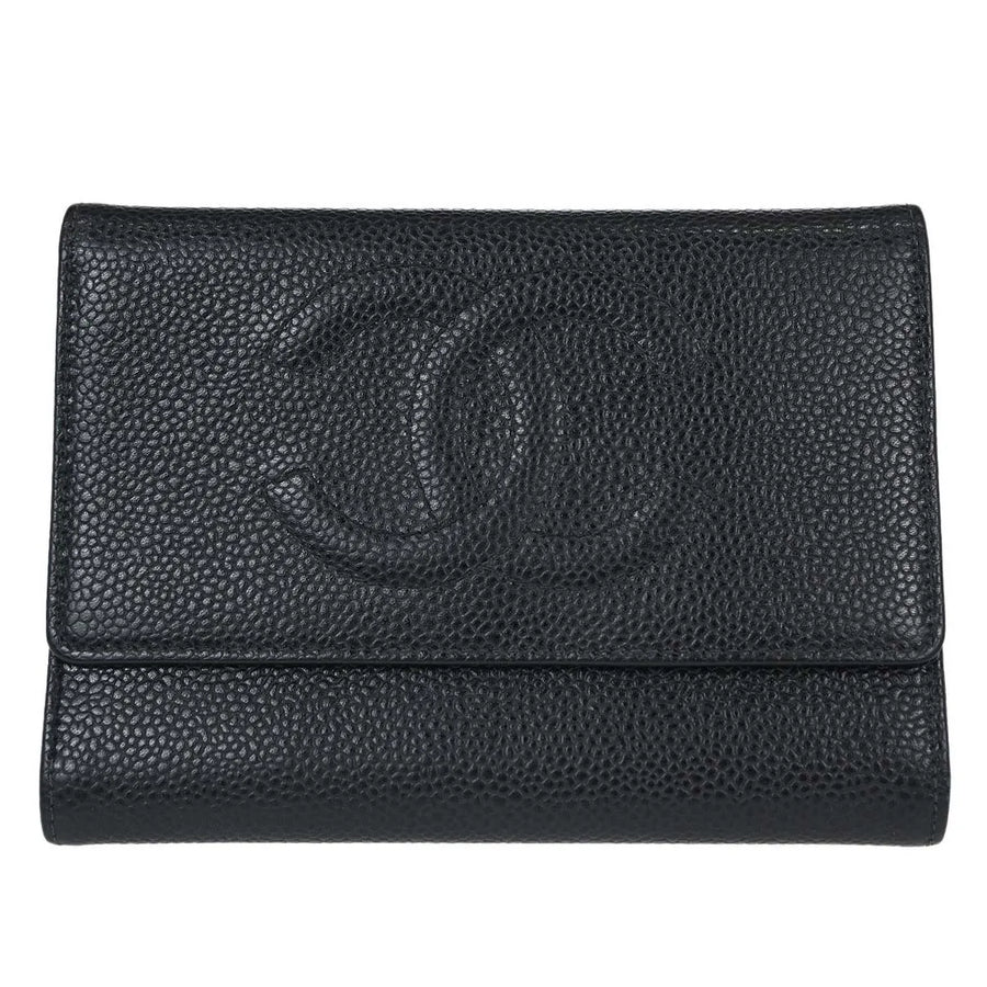 Chanel Timeless Cc French Caviar Black Calfskin Accessory