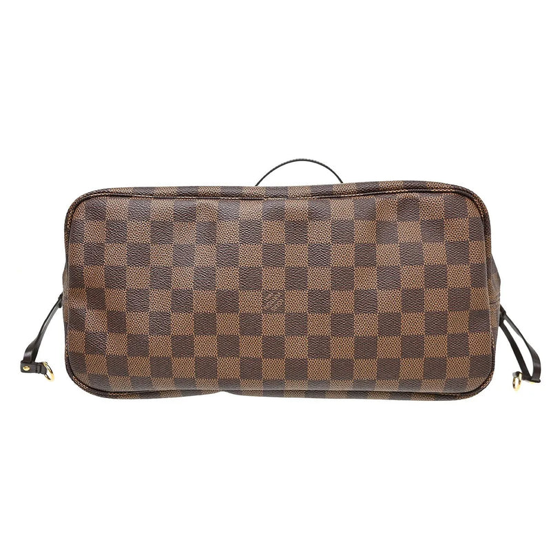 Louis Vuitton Neverfull Tote Damier Brown Canvas Bag