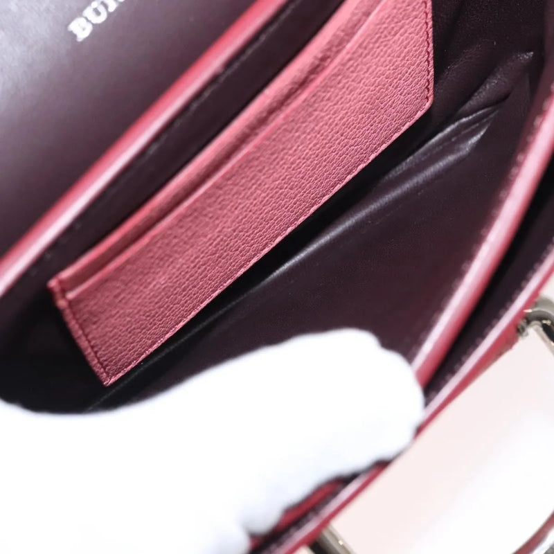 Burberry D-Ring Shoulder Leather Pink Bag