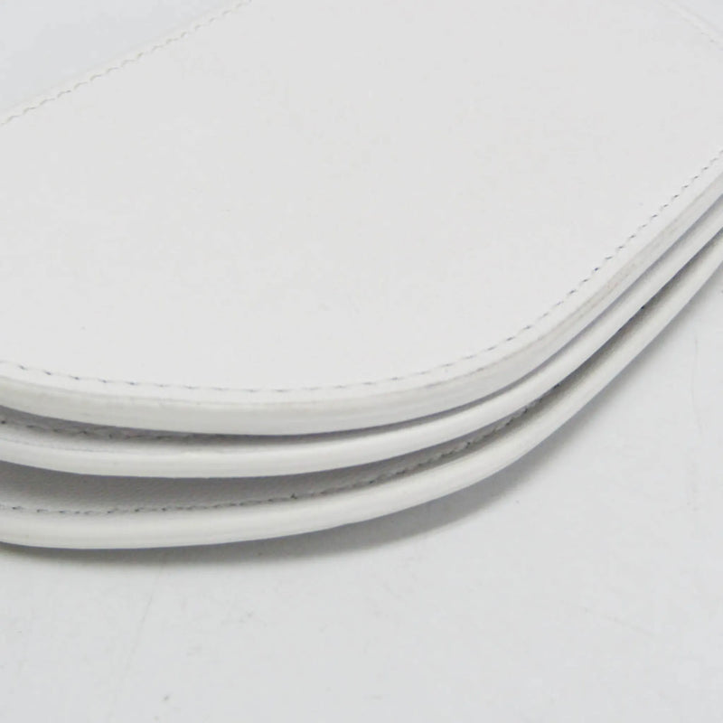 Burberry Olympia Flap Leather White Bag