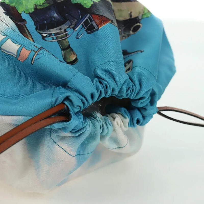Loewe Paula Drawstring Printed Canvas Multicolour Bag