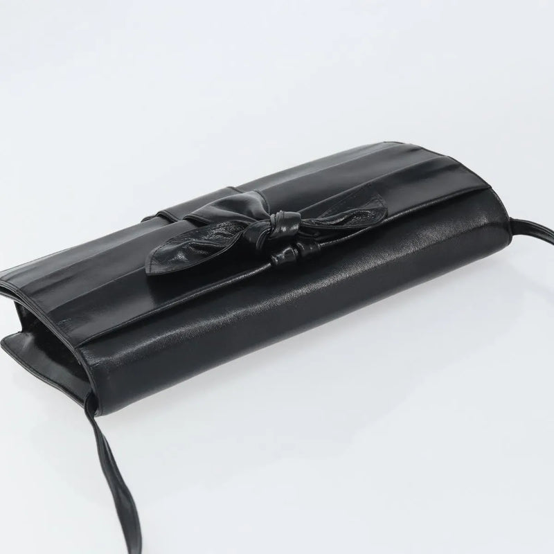 Valentino Garavani Bow Leather Black Bag