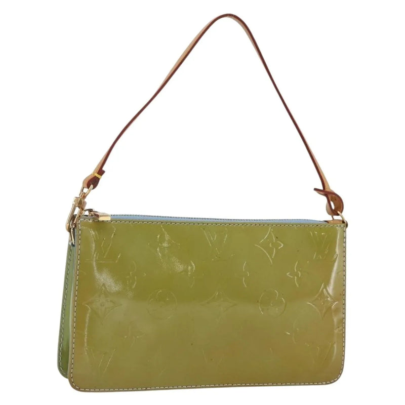 Louis Vuitton Lexington Pochette Monogram Vernis Blue Patent_leather Bag