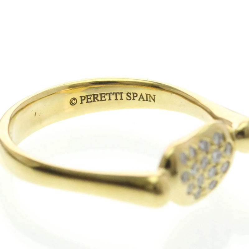 Tiffany & Co. Elsa Peretti Bean Band 18k Yellow Gold With Diamonds Yellow_gold Jewelry