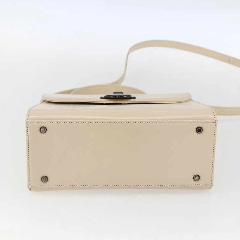 Givenchy Vintage 4g Leather Beige Bag