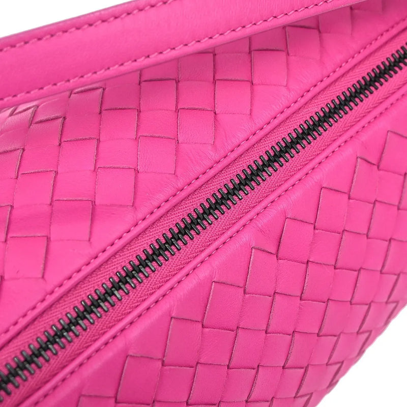 Bottega Veneta Intrecciato Leather Pink Bag