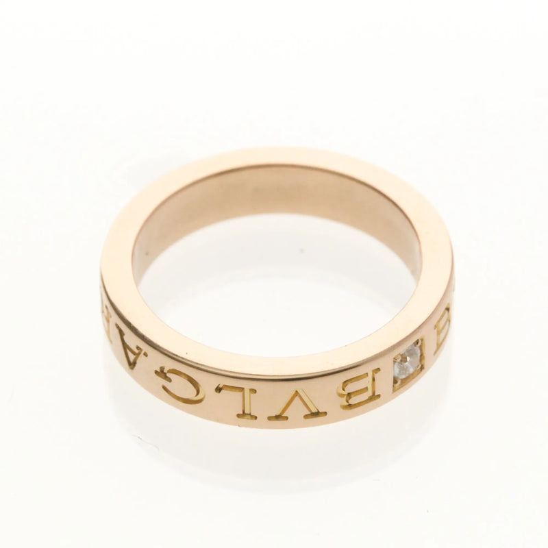 Bvlgari Band 18k Rose Gold With Diamond Pink_gold Jewelry