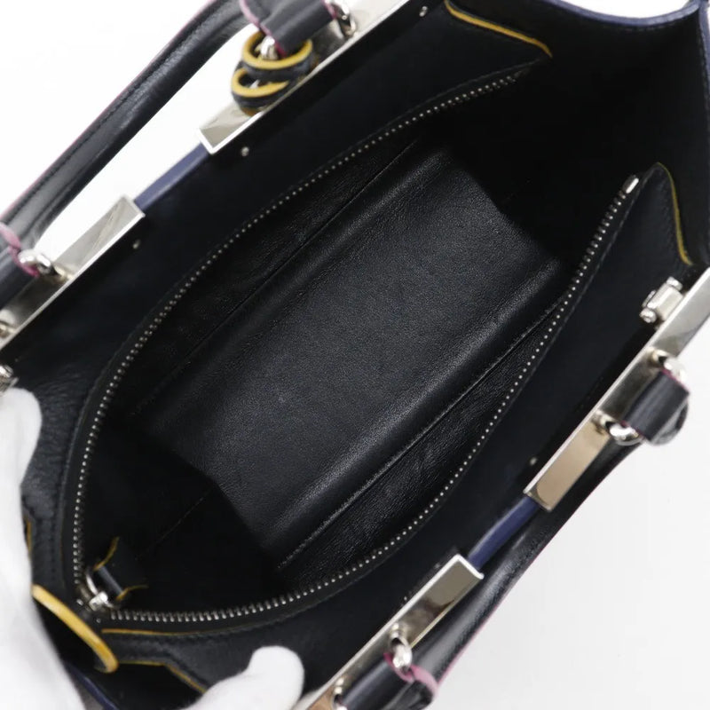 Fendi Petite 3jours Leather Black Bag