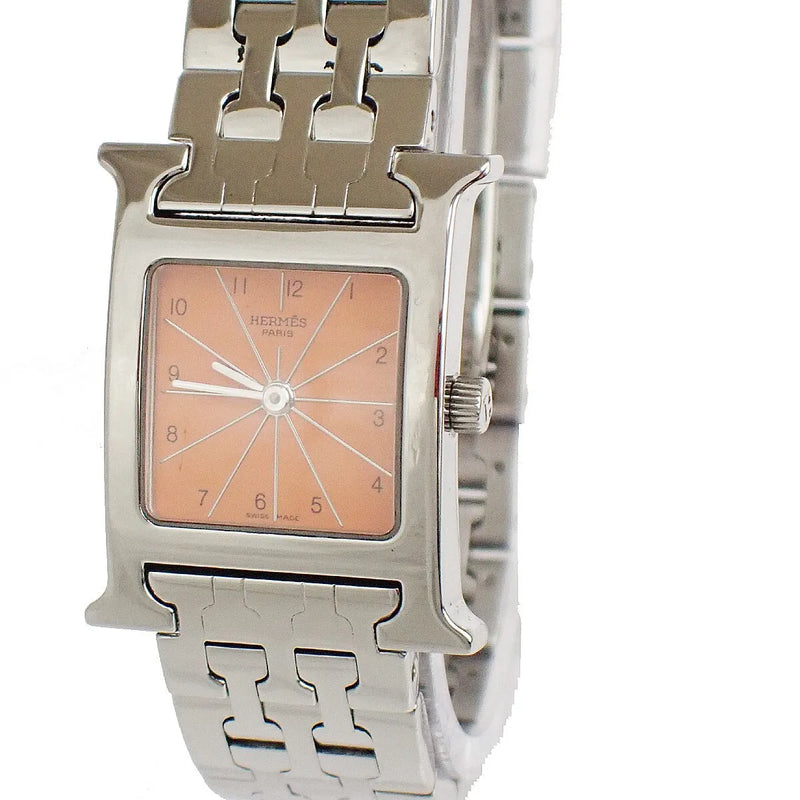 Hermes Heure H Quartz Stainless Steel Watch