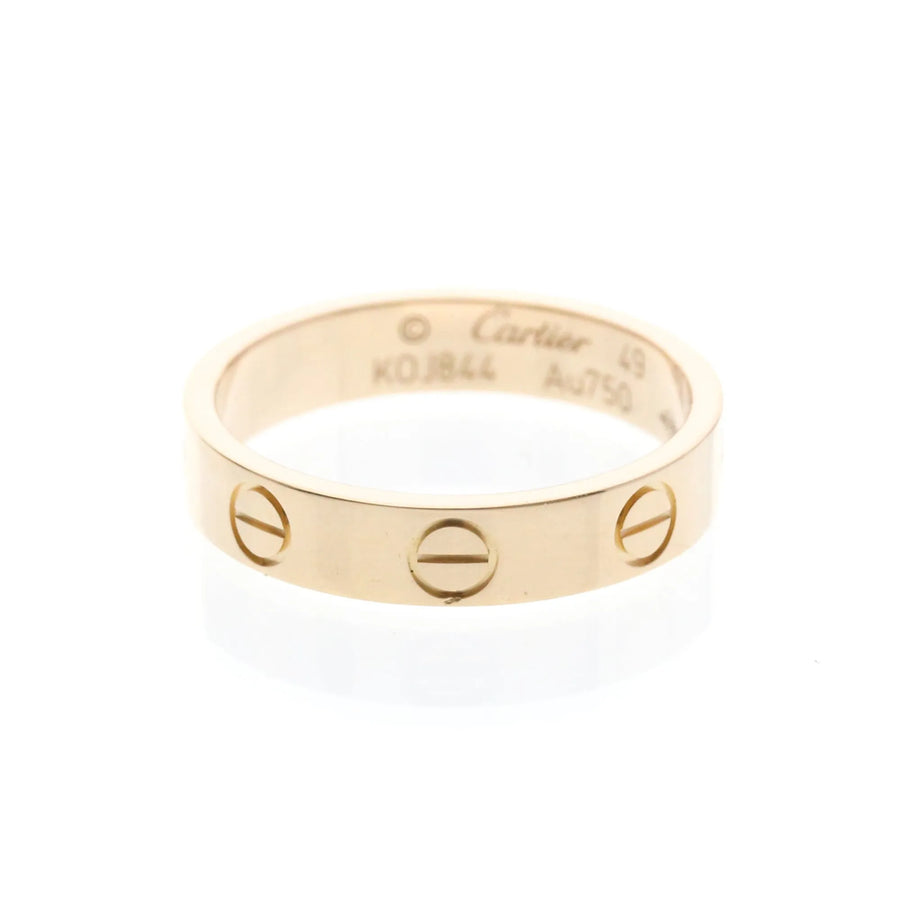Cartier Love Wedding Band 18k Rose Gold Pink_gold Jewelry