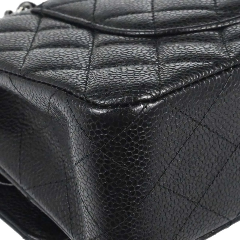 Chanel Timeless - Classic Double Flap Quilted Caviar Black Calfskin Bag