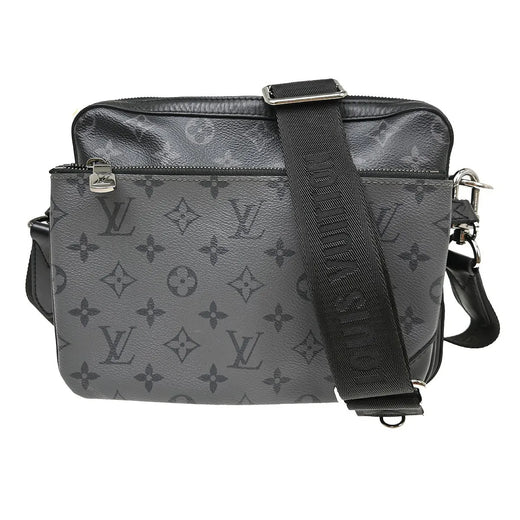 Louis Vuitton Trio Messenger Reverse Monogram Eclipse Canvas Black Bag