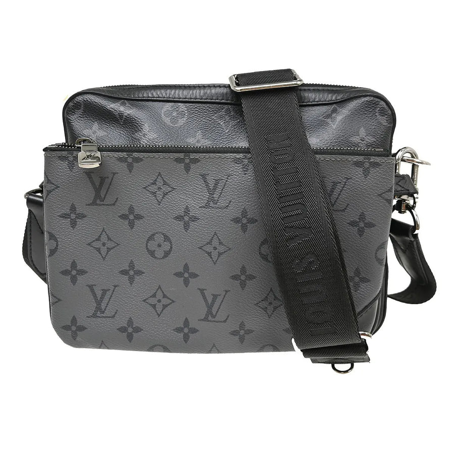 Louis Vuitton Trio Messenger Reverse Monogram Eclipse Canvas Black Bag