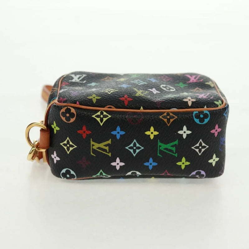 Louis Vuitton Wapity Trousse Monogram Multicolor Black Canvas Bag