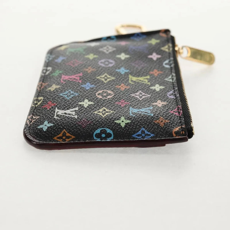 Louis Vuitton Pochette Clés Nm Monogram Multicolor Canvas Black Accessory