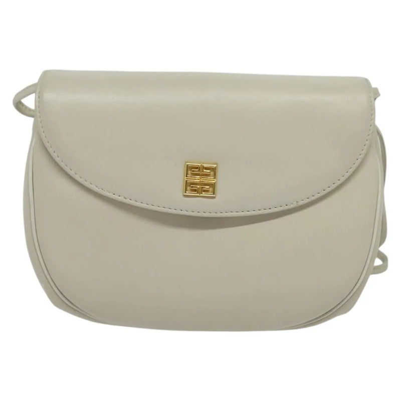 Givenchy 4g Shoulder Bag Leather White