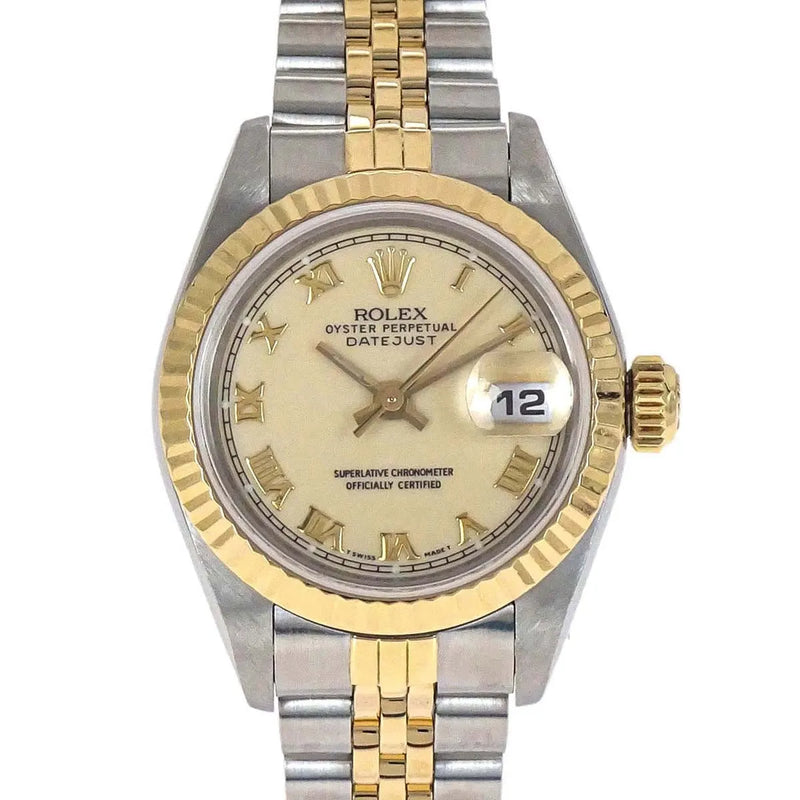 Rolex Oyster Perpetual Datejust Automatic Stainless Steel And Yellow Gold Watch