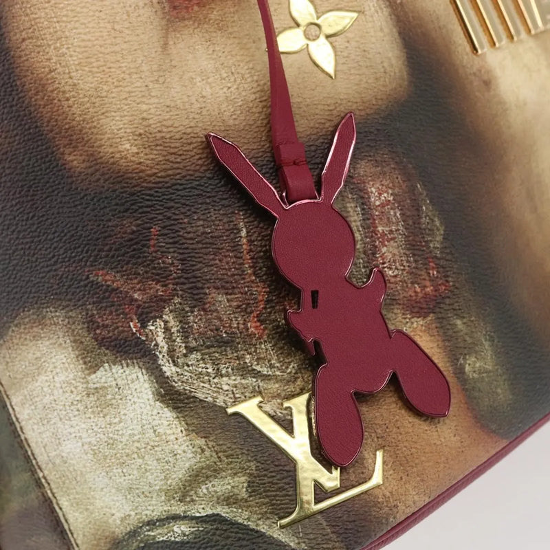 Louis Vuitton Neverfull Nm Tote Limited Edition Jeff Koons Titian Print Canvas Multicolour Bag