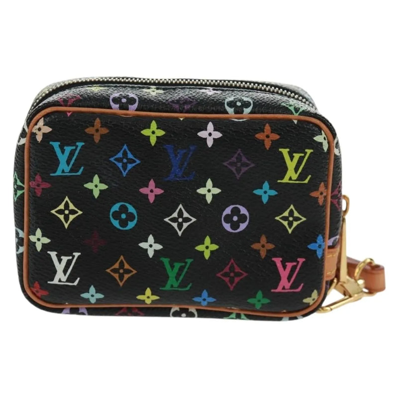 Louis Vuitton Wapity Trousse Monogram Multicolor Black Canvas Bag