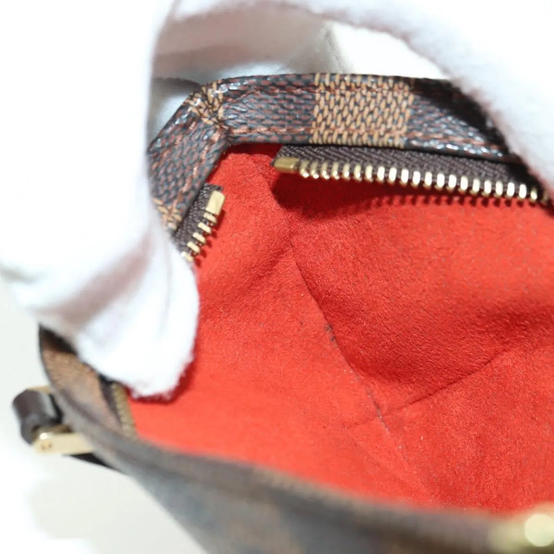 Louis Vuitton Manosque Pochette Damier Brown Canvas Bag