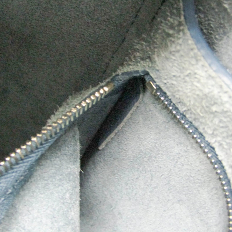 Celine Sangle Seau Calfskin Blue Leather Bag