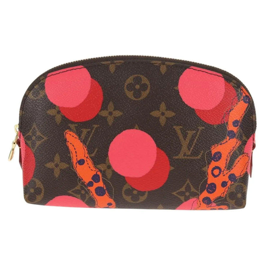 Louis Vuitton Cosmetic Limited Edition Monogram Jungle Dots Brown Canvas Bag