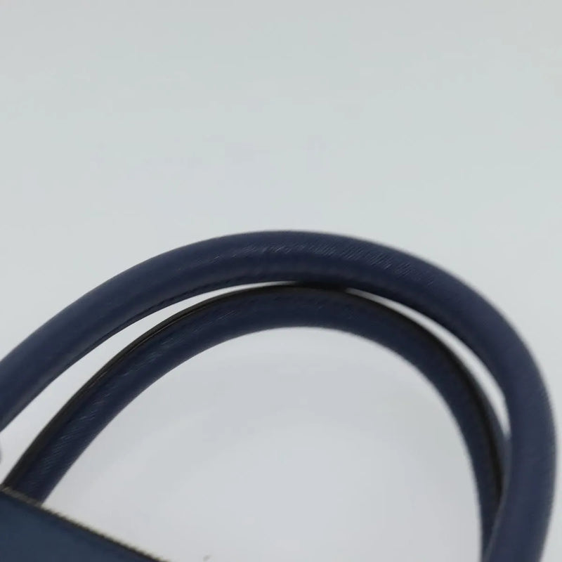 Mcm Vintage Leather Blue Bag
