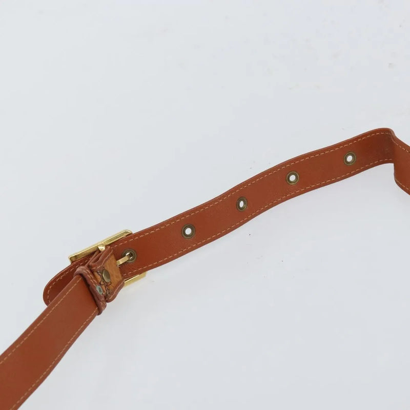 Mcm Visetos Pvc Brown Bag