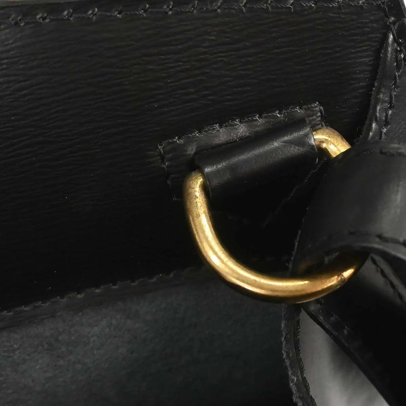 Louis Vuitton Cluny Leather Black Bag