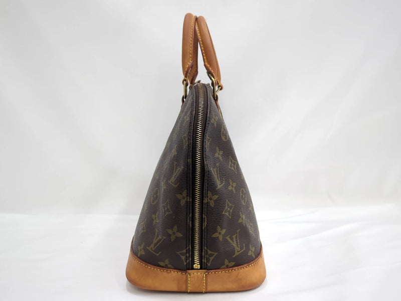Louis Vuitton Vintage Alma Monogram Canvas Brown Bag