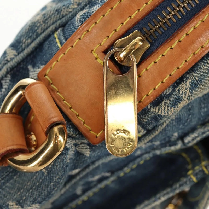 Louis Vuitton Camera Monogram Denim Blue Denim_jeans Bag