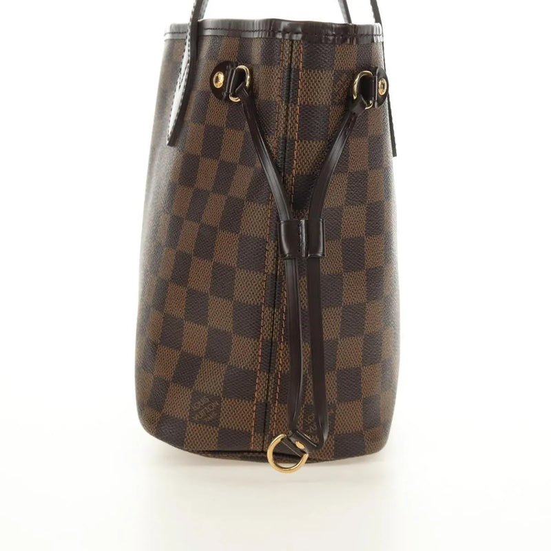 Louis Vuitton Neverfull Tote Damier Brown Canvas Bag