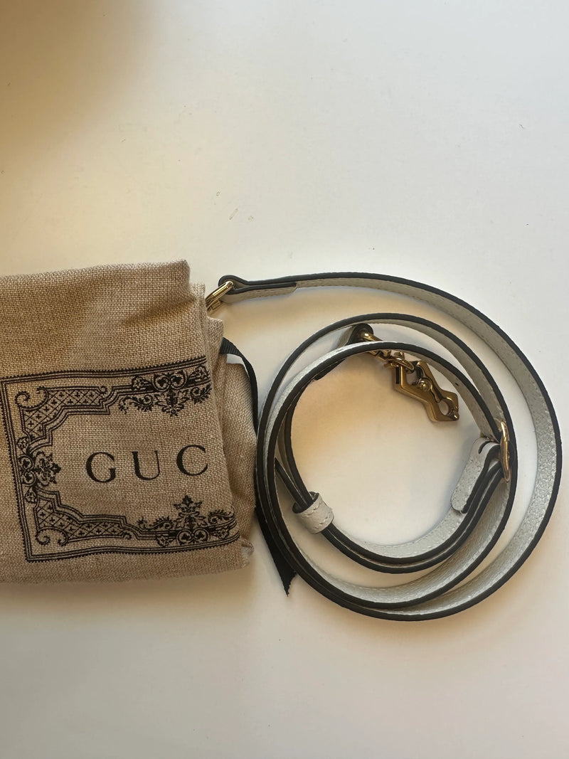 Gucci Vintage Convertible Bamboo Top Handle Leather Other Bag