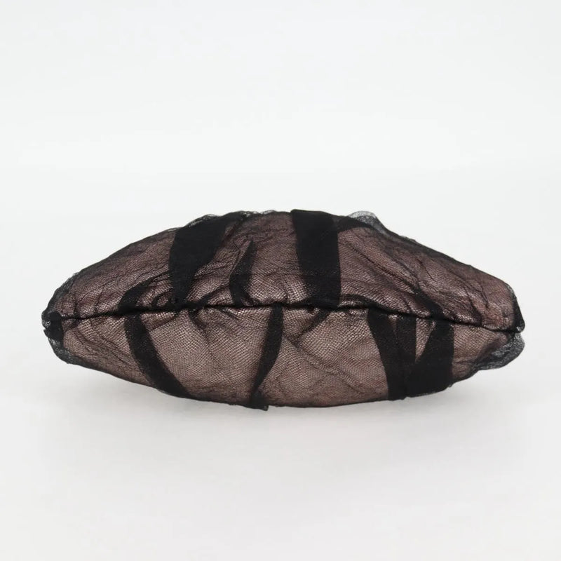 Chanel Drawstring Bucket Chevron Patchwork Canvas Pink Nylon Bag