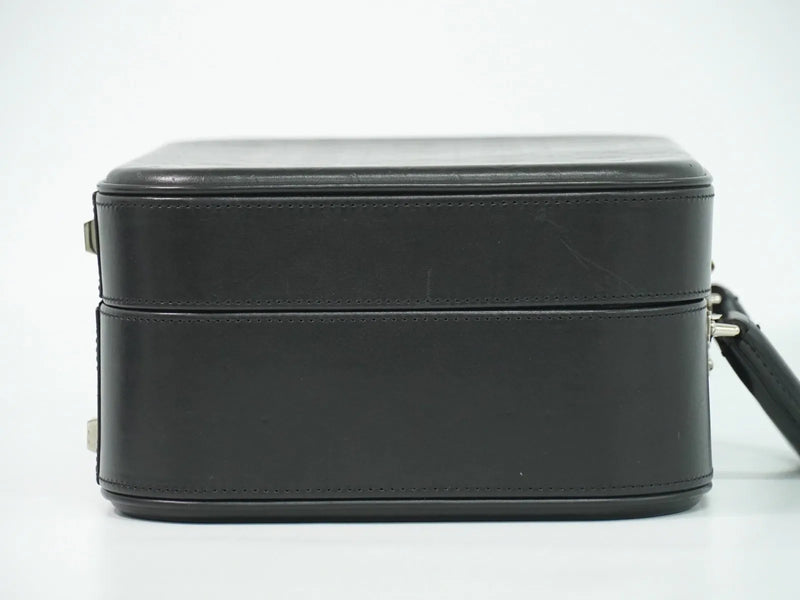 Louis Vuitton Valisette Monogram Glace Leather Black Patent_leather Bag