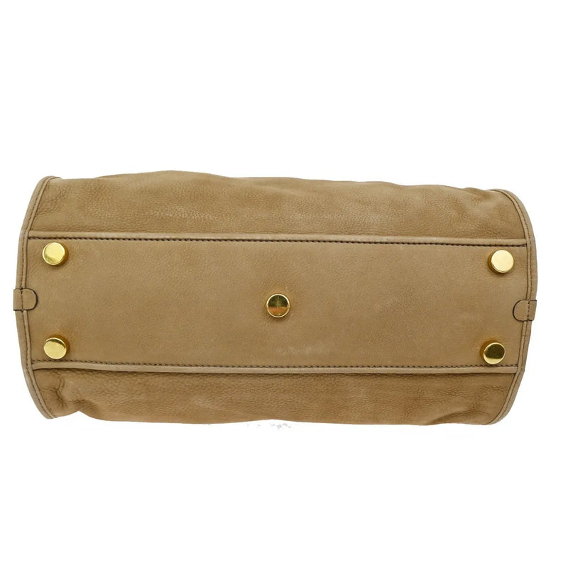 Gucci Twice Satchel Nubuck With Python Brown Suede Bag