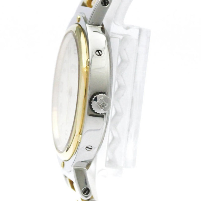 Hermes Clipper Quartz Stainless Steel With Plated Metal Watch