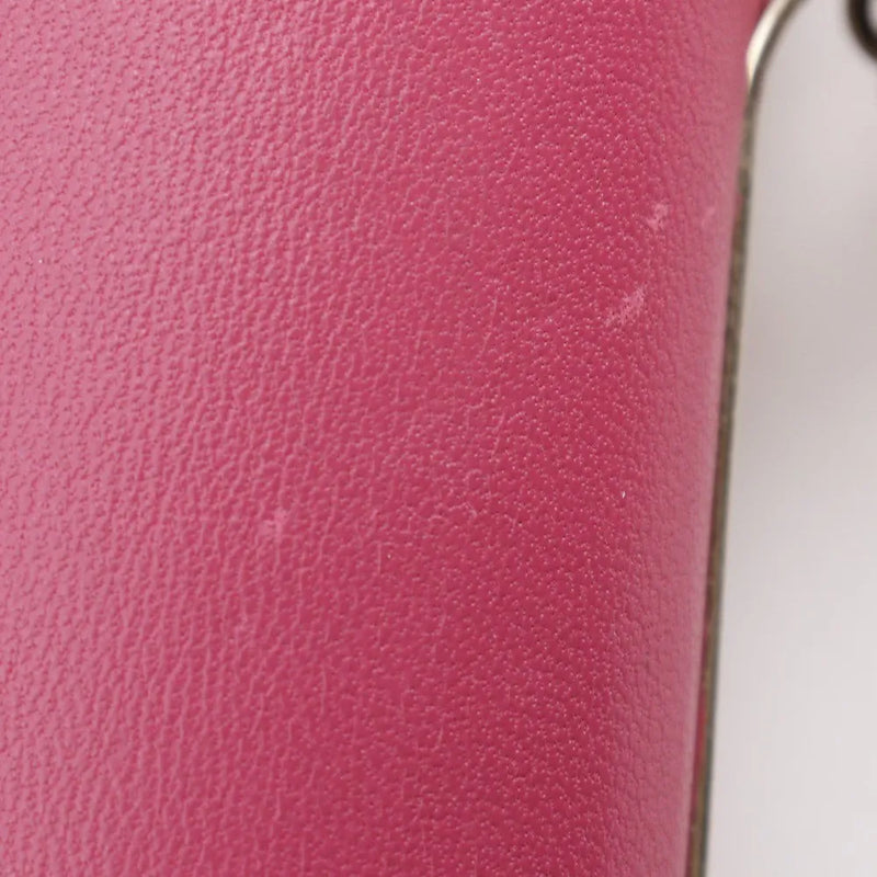 Valentino Garavani Va Voom Clutch Leather Pink Bag