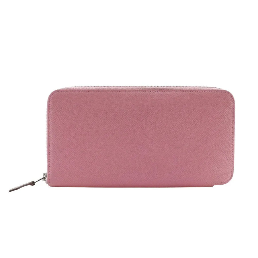 Hermes Azap Zip Around Epsom Pink Leather Accessory
