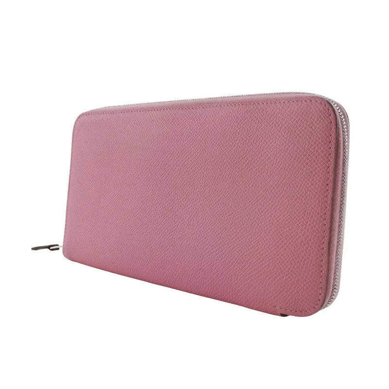 Hermes Azap Zip Around Epsom Pink Leather Accessory