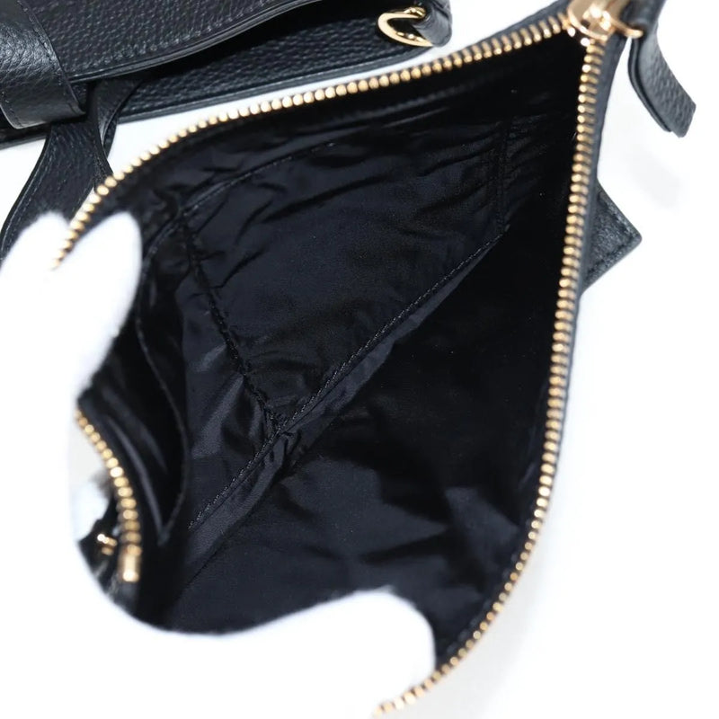 Versace Medusa Tote Leather Black Bag