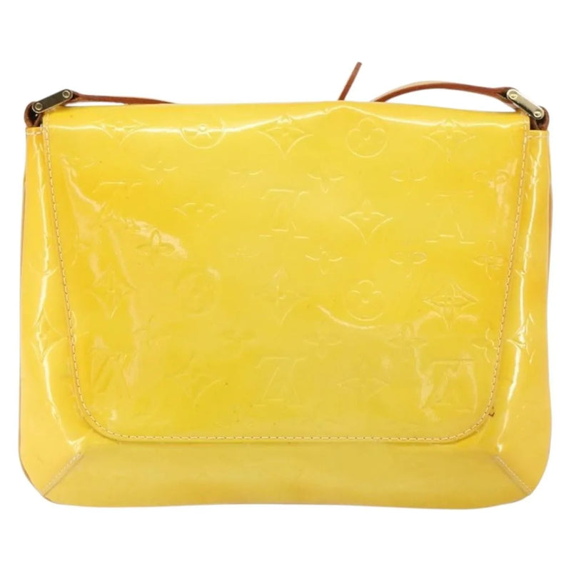Louis Vuitton Thompson Street Monogram Vernis Yellow Patent_leather Bag