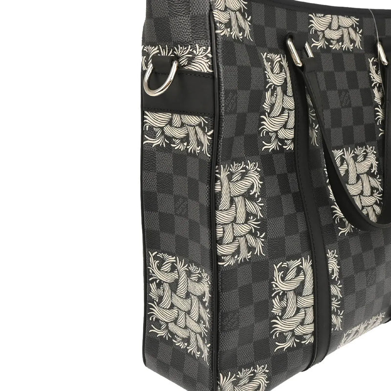Louis Vuitton Tadao Limited Edition Nemeth Damier Graphite Gray Canvas Bag