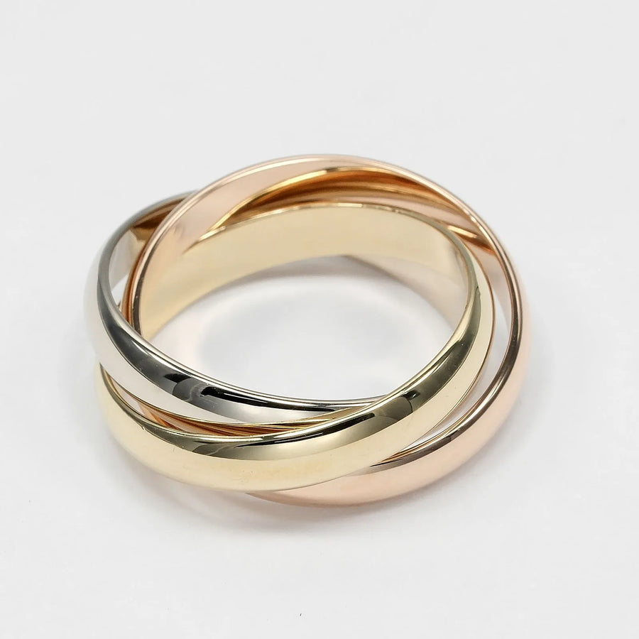 Cartier Trinity 18k Tricolor Gold Yellow_gold Jewelry
