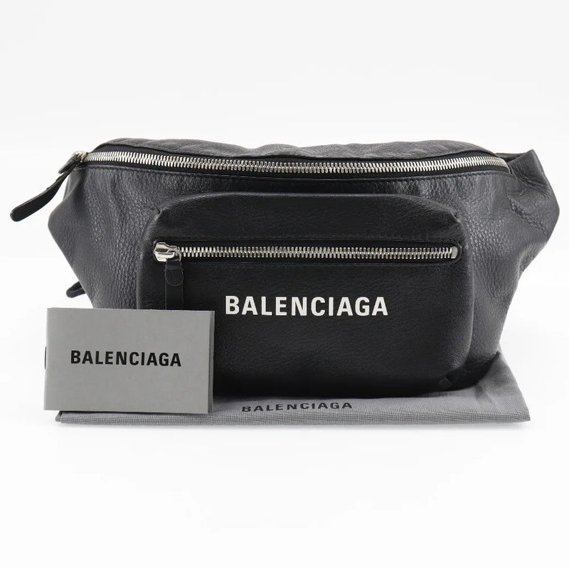 Balenciaga Everyday Waist Leather Black Bag