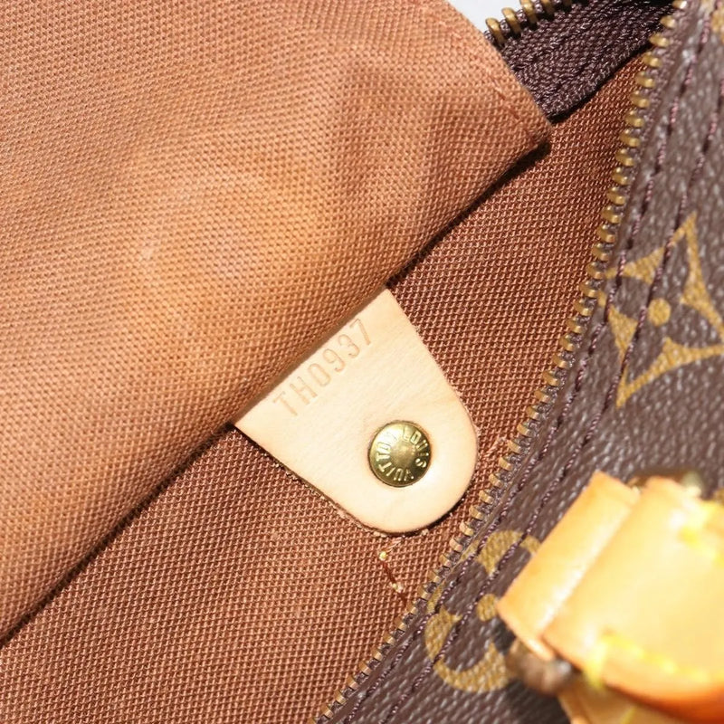 Louis Vuitton Speedy Monogram Canvas Neutral Bag