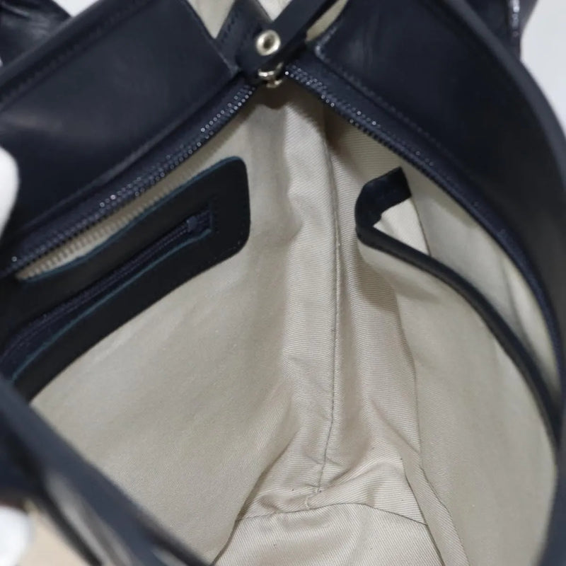 Burberry Blue Label Canvas White Bag