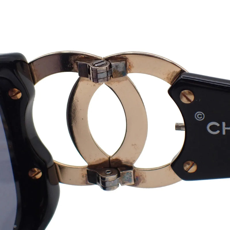 Chanel Logo Cc Plastic Black Accessory